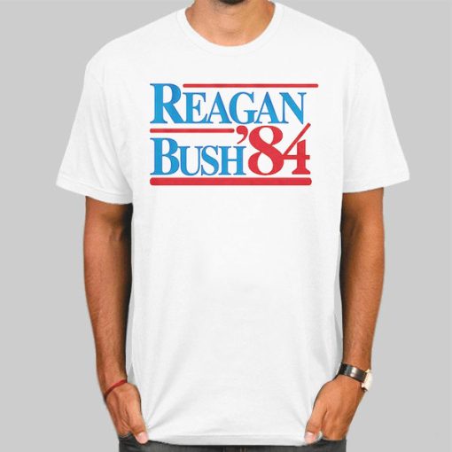 Vintage Reagan Bush 84 T Shirt