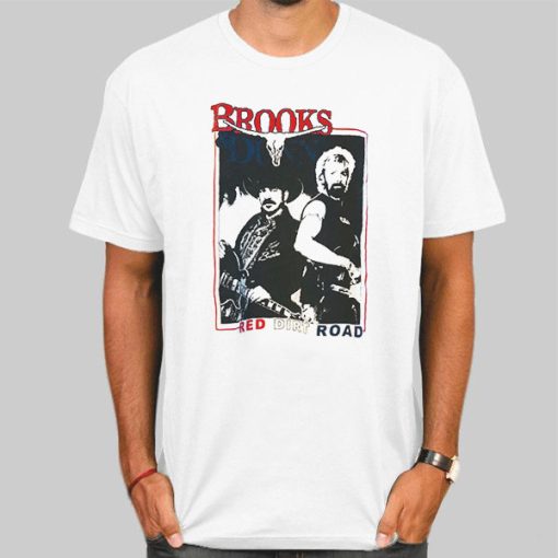 Vintage Red Dirt Road Tour Brooks and Dunn Shirt