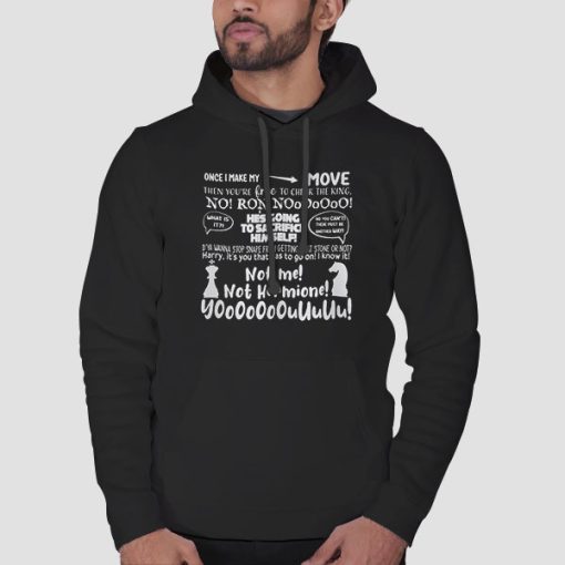 Hoodie Black Once I Make My Move Harry Potter Quote