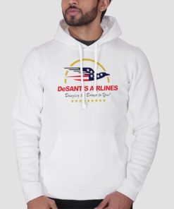 Desantis Airlines Bringing the Border to You Logo Hoodie