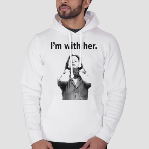 Hoodie White I'm With Her Dead Men Dont Rape