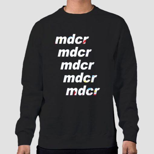 Sweatshirt Black Mdcr Man City Back Printed