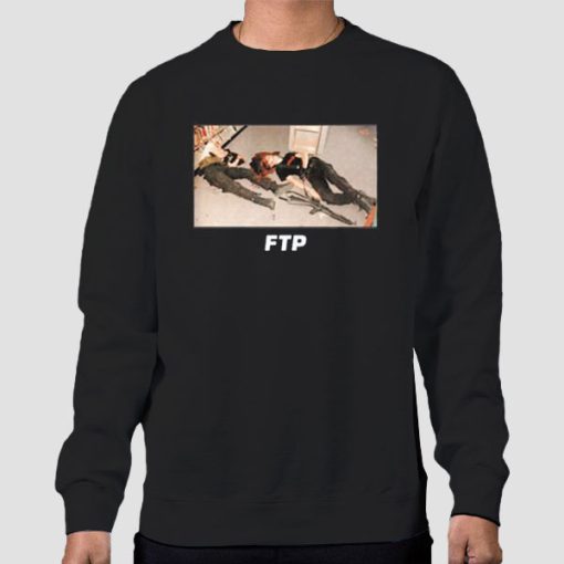 Sweatshirt Black Natural Selection Columbine Ftp Shirt Back