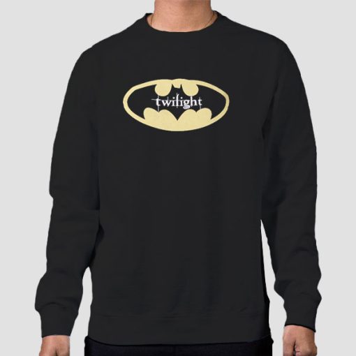 Sweatshirt Black Parody Robert Pattinson Batman