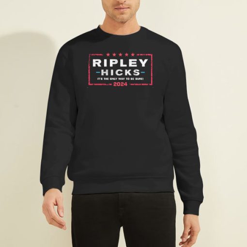 Sweatshirt Black Support Ripley Hicks 2024 for President