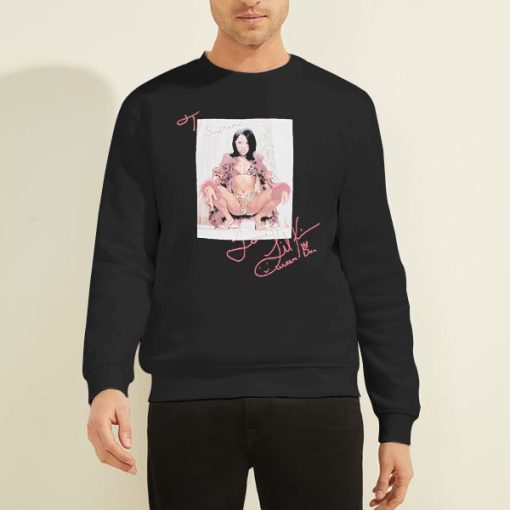 Sweatshirt Black Vintage Signature Lil Kim