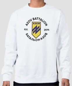 Azov Battalion Merch Por Les Hommes Sweatshirt