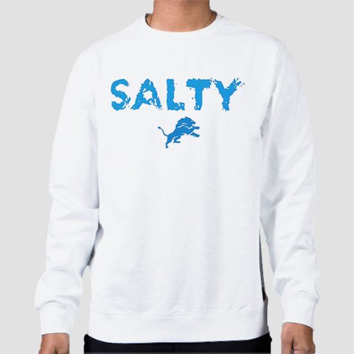 Sweatshirt White Detroit Salty Lions