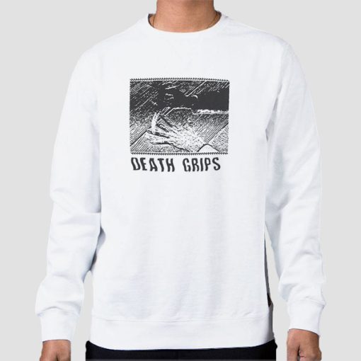 Sweatshirt White Inspired Merch Death Grips