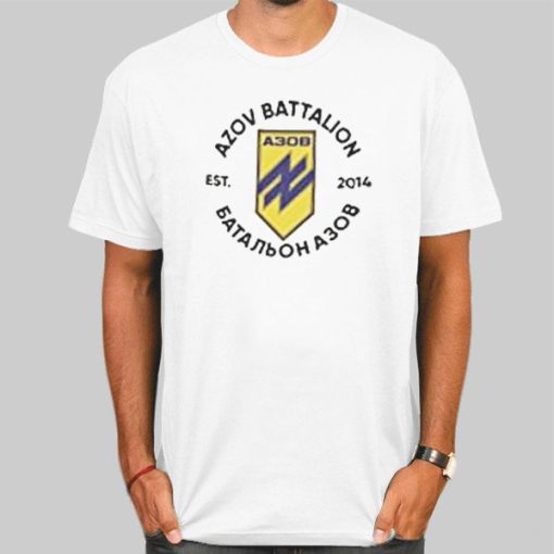 Azov Battalion Merch Por Les Hommes Shirt
