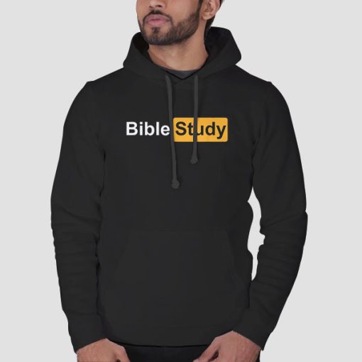 Hoodie Black Funny Sarcastic Adult Bible Study