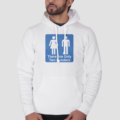 Hoodie White Funny Lgbt There Are More Than Two Genders