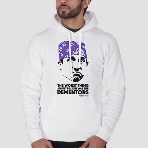 Hoodie White The Worst Thing About Prison Was the Dementors