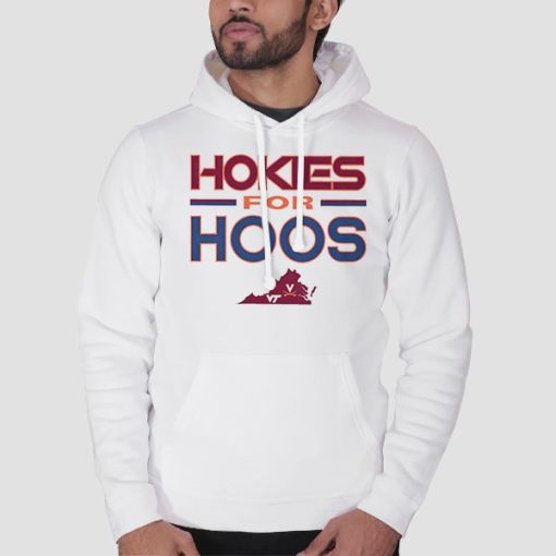 Hoodie White Uva Strong Virginia Tech Hokies for Hoos