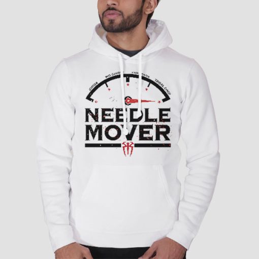 Hoodie White WWE Superstar Roman Reigns Needle Mover