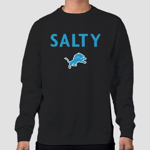 Sweatshirt Black Detroit 2022 Lions Salty