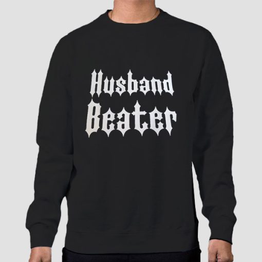 Sweatshirt Black Funny Husband Beater