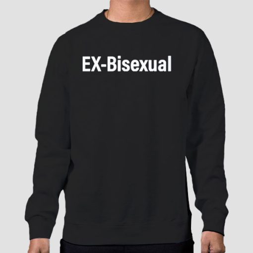Sweatshirt Black Funny I'm a Ex Bisexual