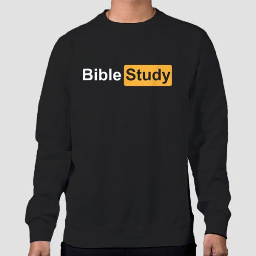 Sweatshirt Black Funny Sarcastic Adult Bible Study