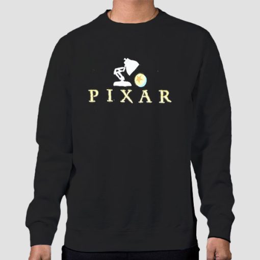 Sweatshirt Black Funny Vintage Pixar Lamp and I