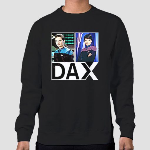 Sweatshirt Black Jadzia Dax Star Trek