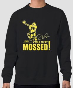 Sweatshirt Black Legend Randy Moss Football You Got Mossed