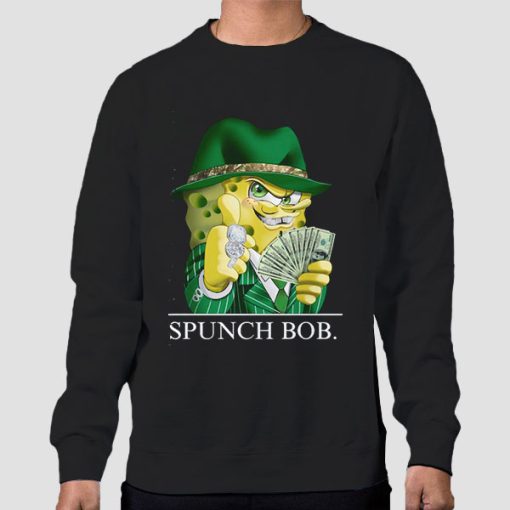 Sweatshirt Black Spunchbob Gang Spongebob Swag Meme