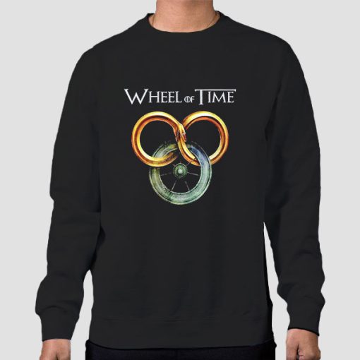 Sweatshirt Black The Snake Wheel of Time