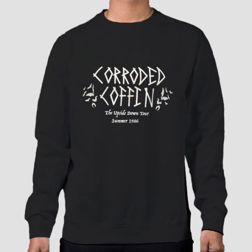 Sweatshirt Black The Upside Down Tour Summer Corroded Coffin