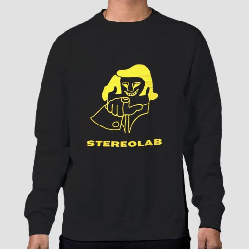 Sweatshirt Black Vintage 90s Stereolab