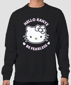 Sweatshirt Black Vintage Hello Kanye