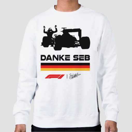 Sweatshirt White Danke Seb Signature Formula