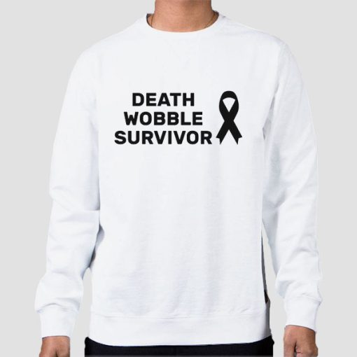 Sweatshirt White Death Wobble Survivor Bow