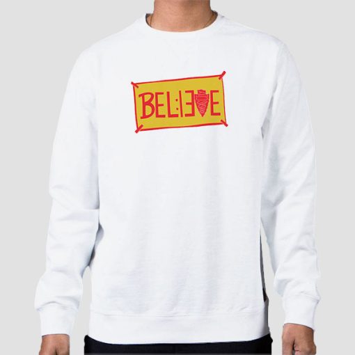 Sweatshirt White Just Gimme Believe 13 Seconds Chiefs