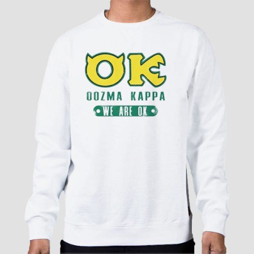 Sweatshirt White We Are Ok Oozma Kappa