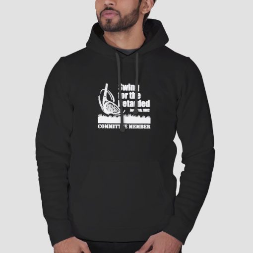 Hoodie Black Swing for the Retarded Quotes