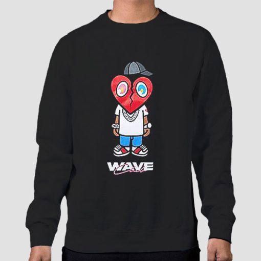 Sweatshirt Black Vintage Love Rod Wave