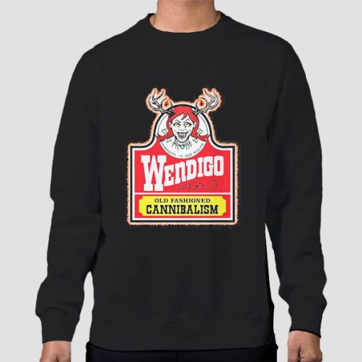 Sweatshirt Black Wendigoon Merch the Cannibalism
