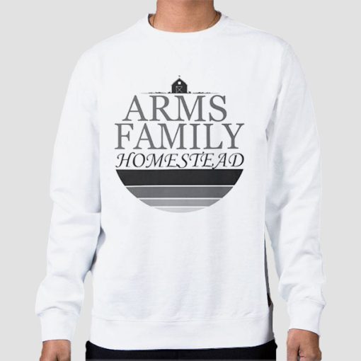 Sweatshirt White Arms Family Homestead