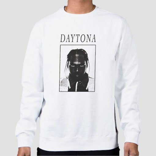 Sweatshirt White Daytona Pusha T Merch