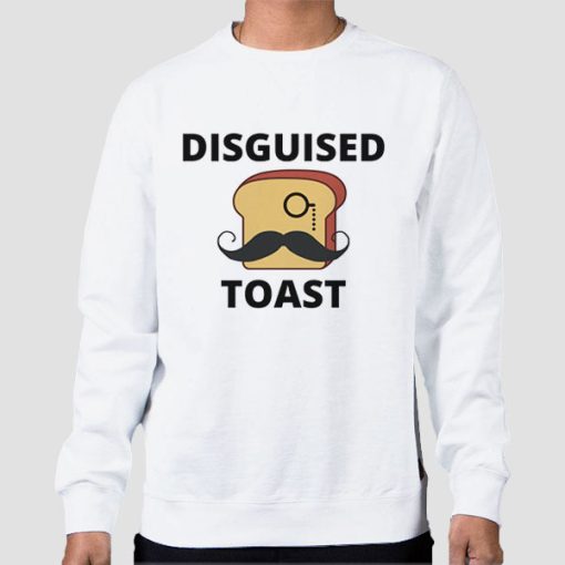 Sweatshirt White Disguised Toast Merch