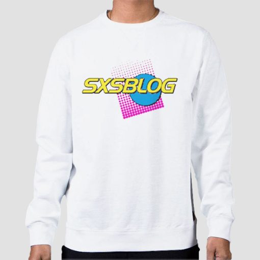 Sweatshirt White Inspired Sxsblog Merch