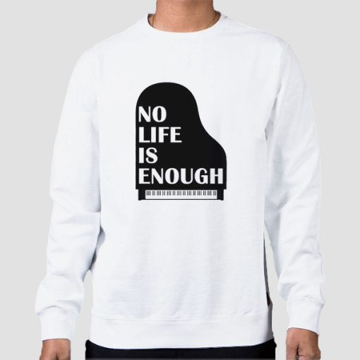 Sweatshirt White Your Lie in April No Life Is Enough