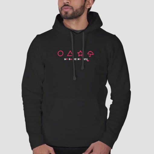 Hoodie Black Funny Gamers No Game No Life