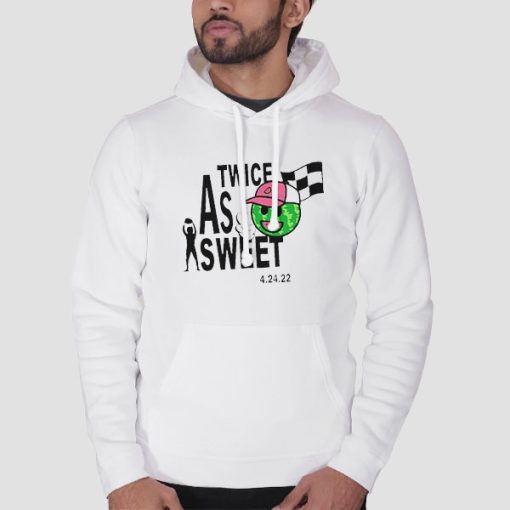 Hoodie White Twice as Sweet Ross Chastain