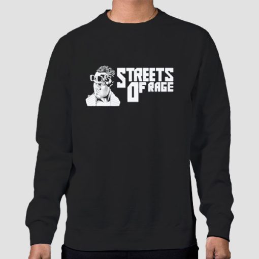 Sweatshirt Black Aaron Henare Streets of Rage