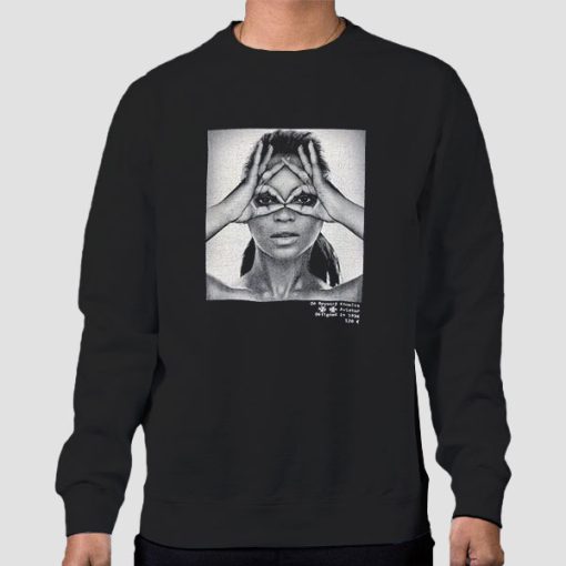 Sweatshirt Black Funny Potrets Beyonce