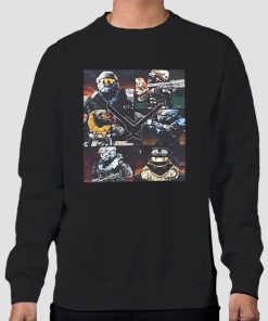 Sweatshirt Black Halo Reach Graphic Halo 2