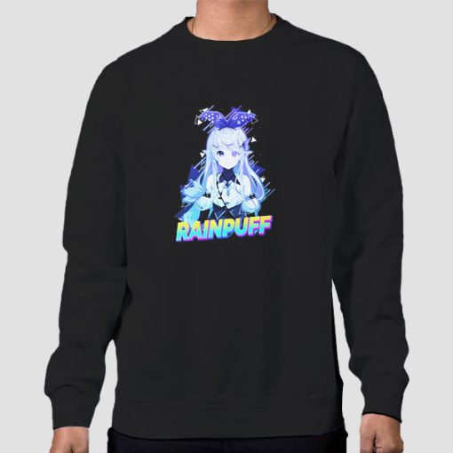 Sweatshirt Black Inspired Anime Pomu Rainpuff
