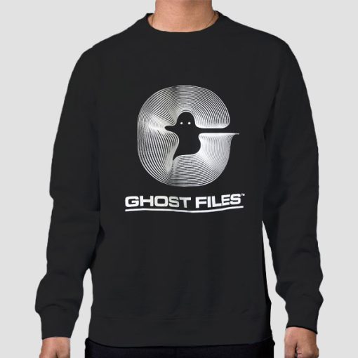 Sweatshirt Black Inspired Ghost Files Merch